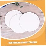 FOMIYES 8pcs round Canvas Boards for Painting, 4 Inch Cotton Canvas Panels with Portable Design, for DIY