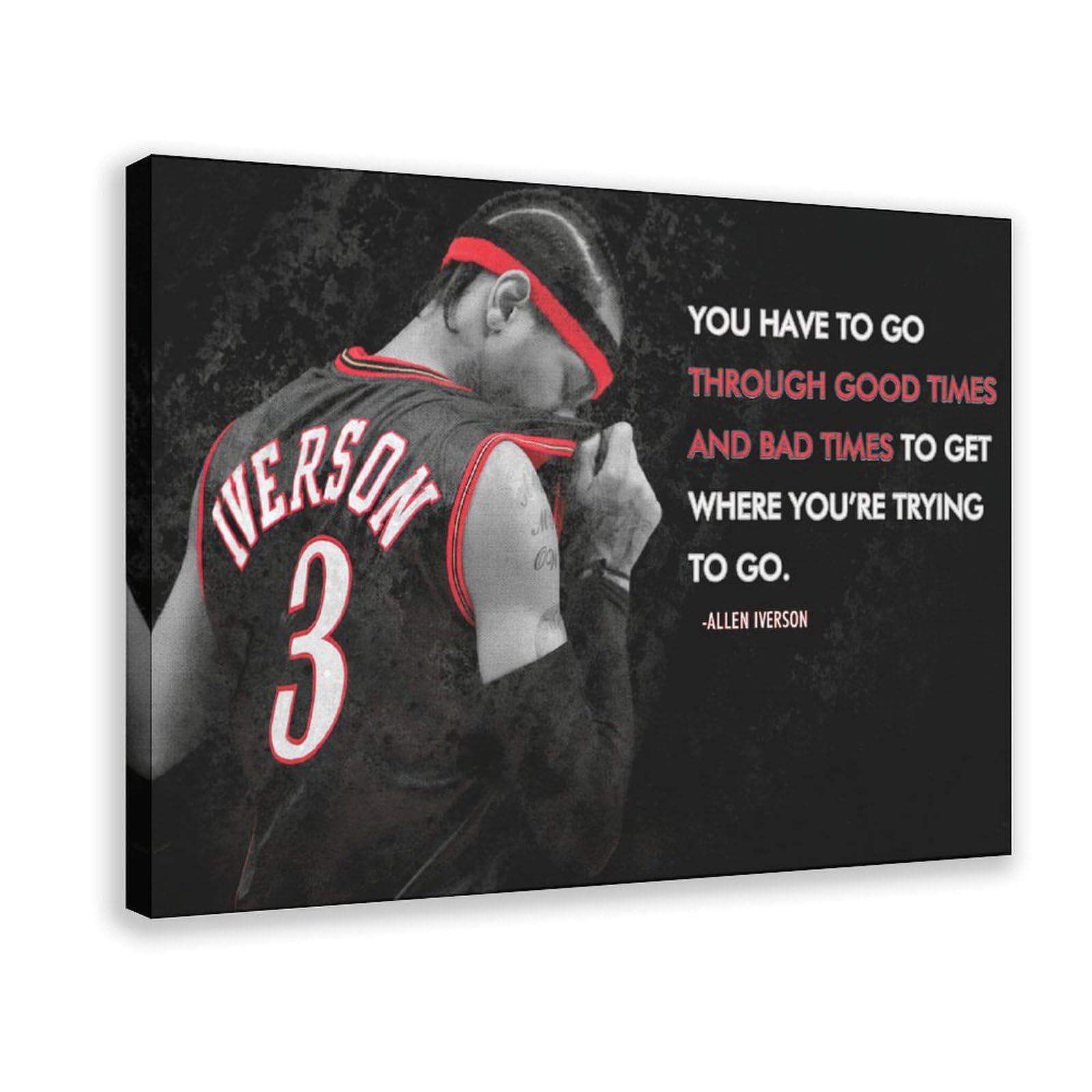 KLUTDAllen Iverson, Stella Dello Sportletto (2) Canvas Poster Bedroom Decor Sports Landscape Office Room Decor Gift Frame-style 08x12inch(20x30cm)