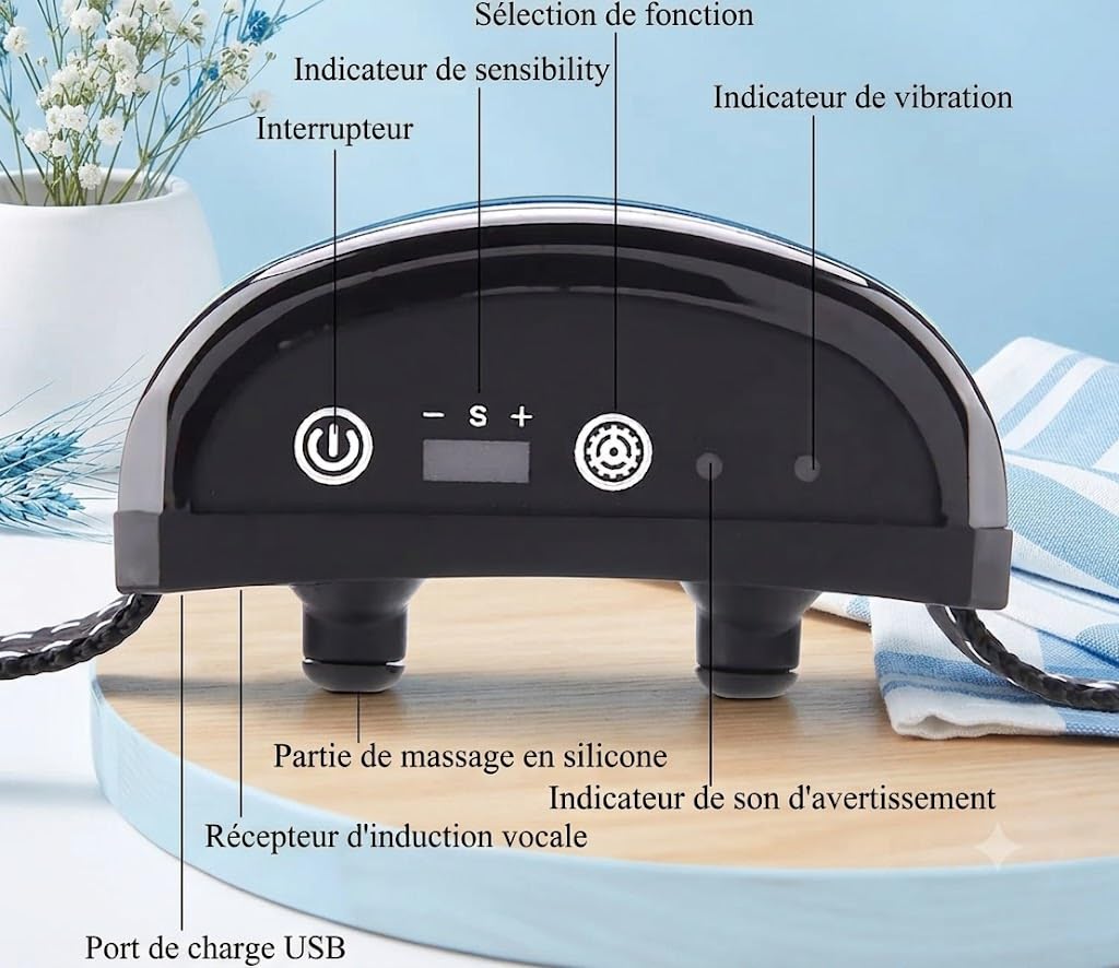 Pack de 2 Colliers Anti-Aboiement Chien Automatiques Bleu – Éducation Positive sans Choc Électrique, Vibration & Son, Rechargeable et Étanche IP67