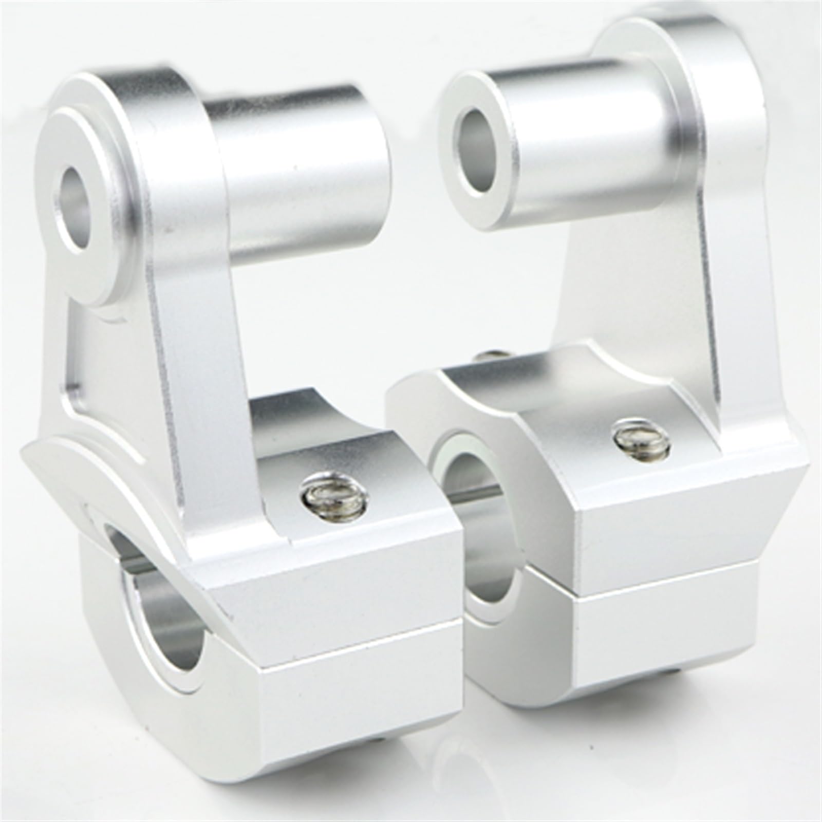 WOLWES Riser Manubrio per Moto Riser Manubrio Moto Compatibile con CR250R CR125R CR500R 7/8 '' 22mm Manubrio Moto Fat Bar Mount Morsetti Riser (Color : 3)