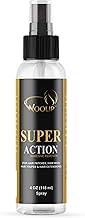 Super Action C22 Hair Patch/Wig Glue/Adhesive Remover Spray | Adhesive Remover For Hair Patch & Wigs | Fast-Acting | Citrus Flavour | Skin Friendly With No Side Effect (Pack of 1, 118ml)