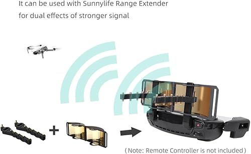 Miniatura 3 de Amplificador de antena Yagi para DJI Mavic MiniMavic AirMavic 2 ProZoomSpark Accesorios de control remoto 2 unids