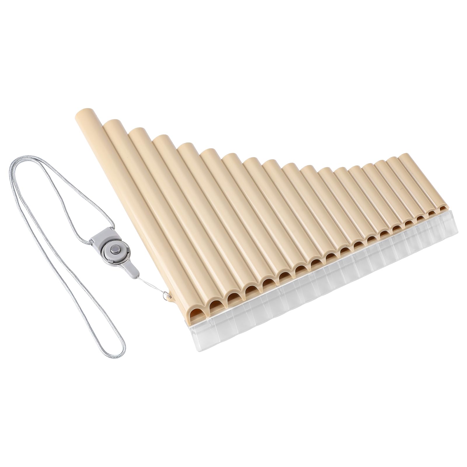 Flûte en do à 18 tuyaux – Design instrument pour un jeu facile, parfait pour les étudiants et les débutants (Lvory)
