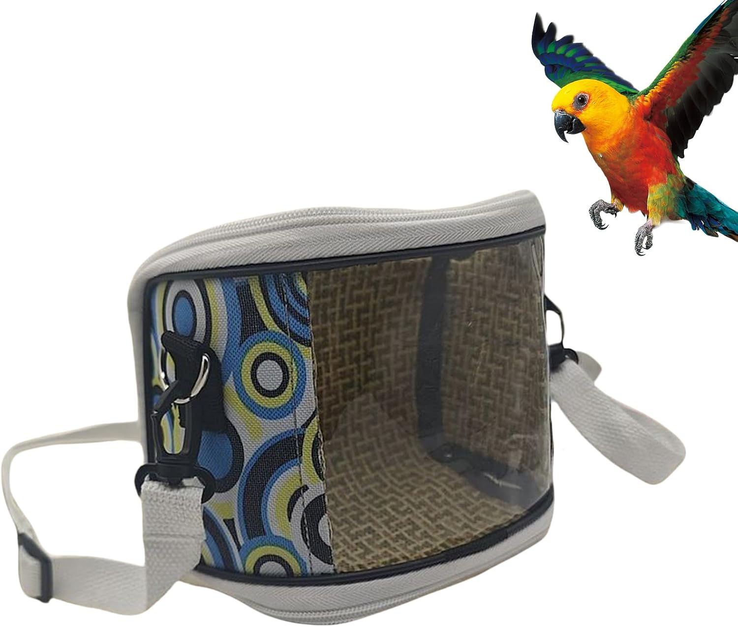 Bird Travel Carrier Lovebirds Outdoor Carrying Cage | Outdoot Bird Carrier Bag for Macaw Budgies Vet Visit Short Trips Walking Pet Parents Animal Lovers Trainers Volunteers