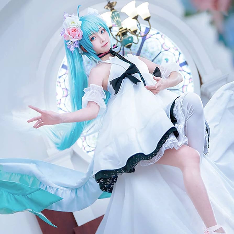 初音ミク コスプレ ワンピース ボカロ 愛言葉 感謝祭 大人 Amazon.co.jp: [milky time] 初音ミク コスプレ ワンピース