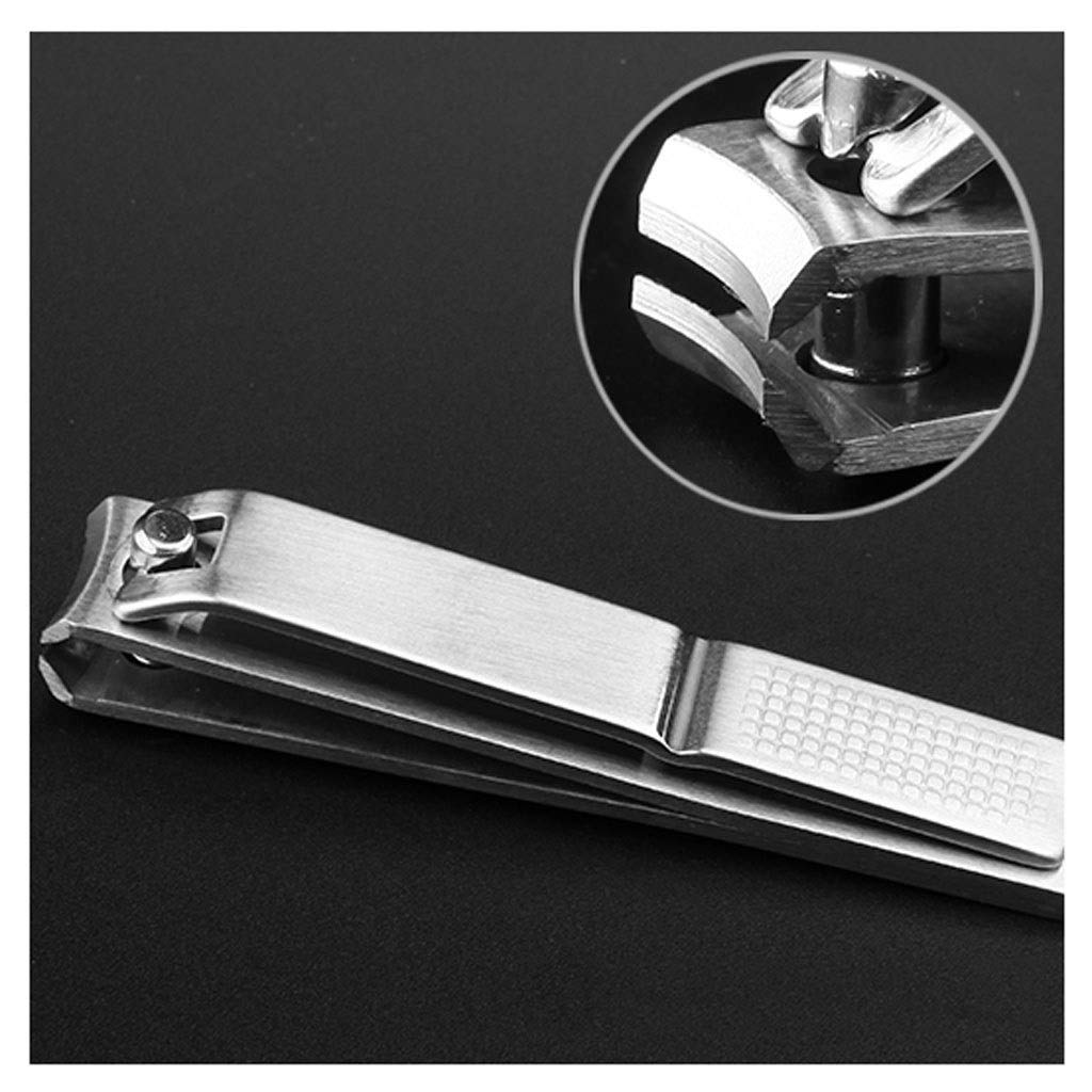 Nagelknipser-Set Edelstahl Pedicure Nagelknipser Set Beauty Schere Nagelfeile aus schwarzem Leder tragbare Box 8-teiliges Schönheits-Werkzeuge Nagelknipser-Kit
