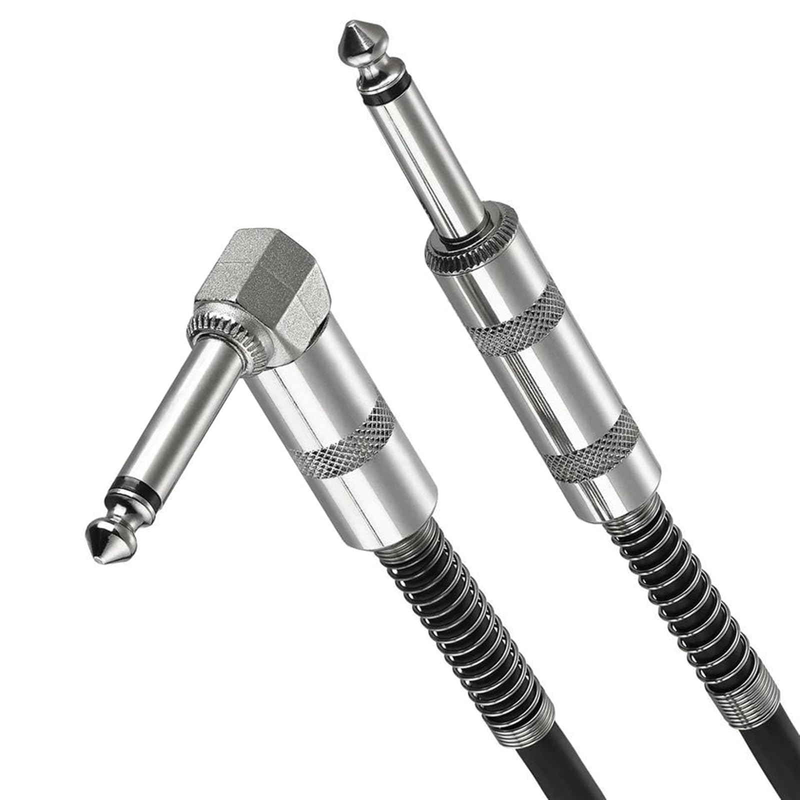 1/4 ''jack Kąt Prosty 6,5mm Do 6,5mm Kabel Audio Mono Z Męskiego Na Męskie Do Wzmacniacza Miksującego Do Gitary Elektrycznej Kabel do Instrumentów Gitarowych (Color : 10m)