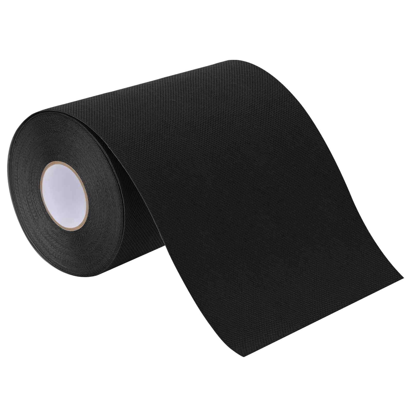 Cinta autoadhesiva de césped artificial de color negro, 15 cm x 20 m, doble cara, para balcón, jardín, terraza, fijación y fijación con fuerte fuerza adhesiva y fácil montaje DIY