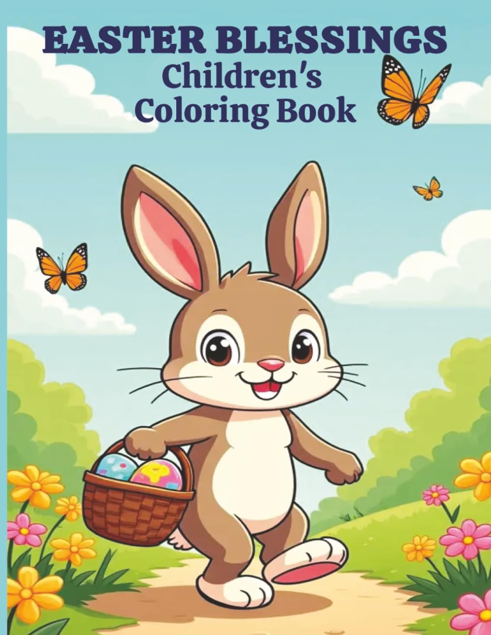 Easter Blessings: Children's Coloring Book