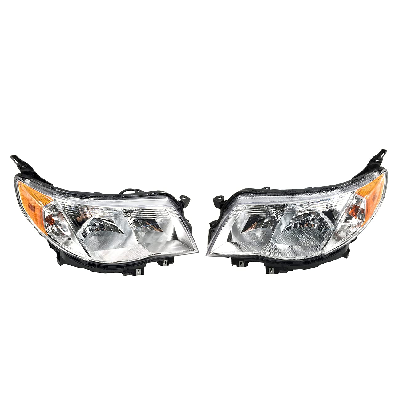 Juego De Tapas De Agujero De Luz (Front Left & Right) Original Subaru Para Forester 2009-2013 - Negro