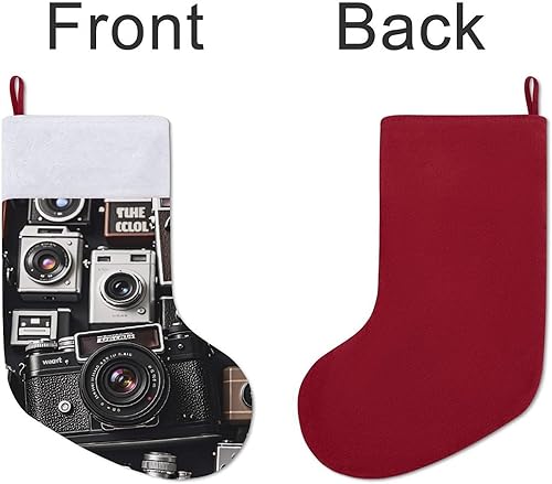 Miniatura 3 de Retro Cool Camera Collection Christmas Stocking Christmas Decor Holiday Decor Stockings Large Super Soft Christmas Socks The Sock Body Unique