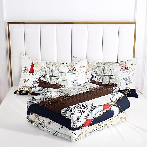 Miniatura 4 de Juego de edredón de 3 piezas con 1 edredón y 2 fundas de almohada para niños, niñas, adolescentes y adultos (02, individual)