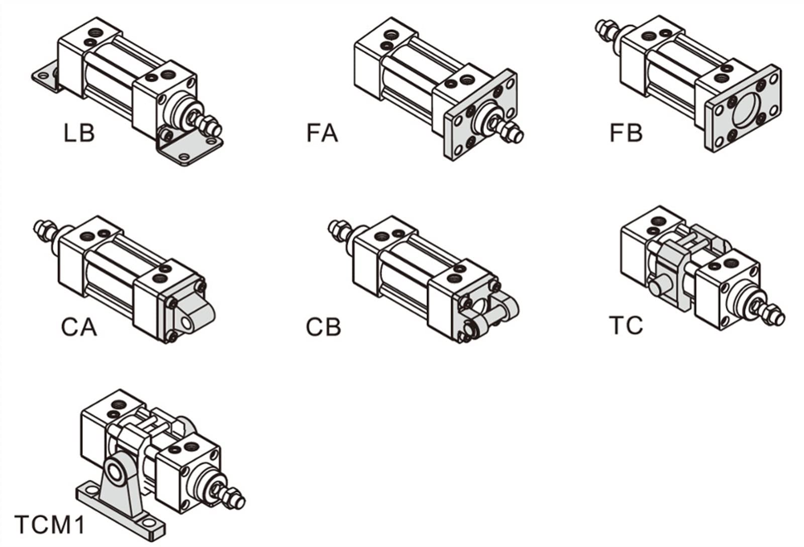 Typ SC40 standardowy cylinder drążka kierowniczego, podwójne działanie, skok 40 mm, 25-300 mm, SC40X25, SC40X100, 1 sztuka (gałka Y)