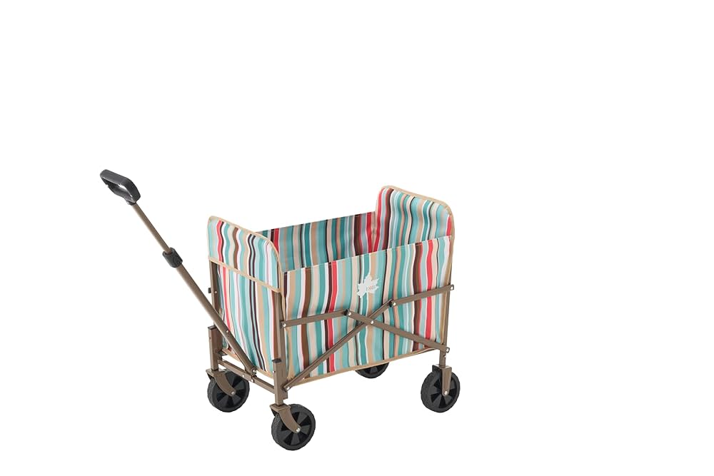 LOGOS ストライプ コンパクトキャリー　ブルー Amazon | ロゴス（LOGOS） 丸洗いバッグインキャリーカート