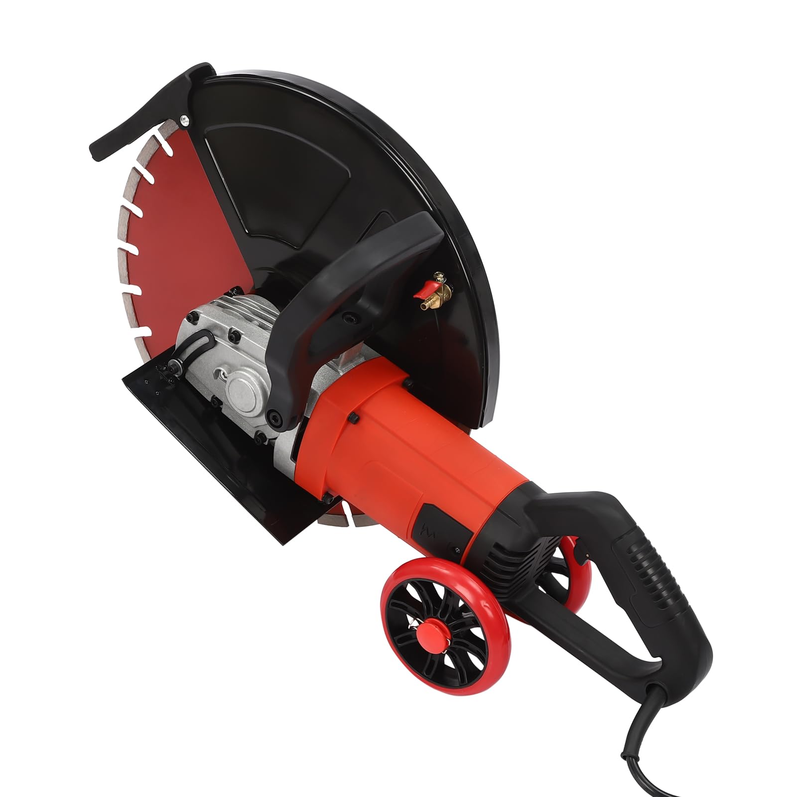 Sega elettrica per pietre 4000 W, per taglio a umido e asciutto, senza polvere, con soppressione della polvere, diametro del disco 410 mm, profondità di taglio 165 mm