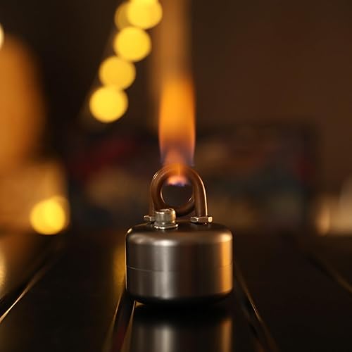 Miniatura 2 de Mini estufa de alcohol, Jetfire, agarre de goma resistente al calor y a prueba de fugas, diseño a prueba de fugas, compacta, resistente al viento y