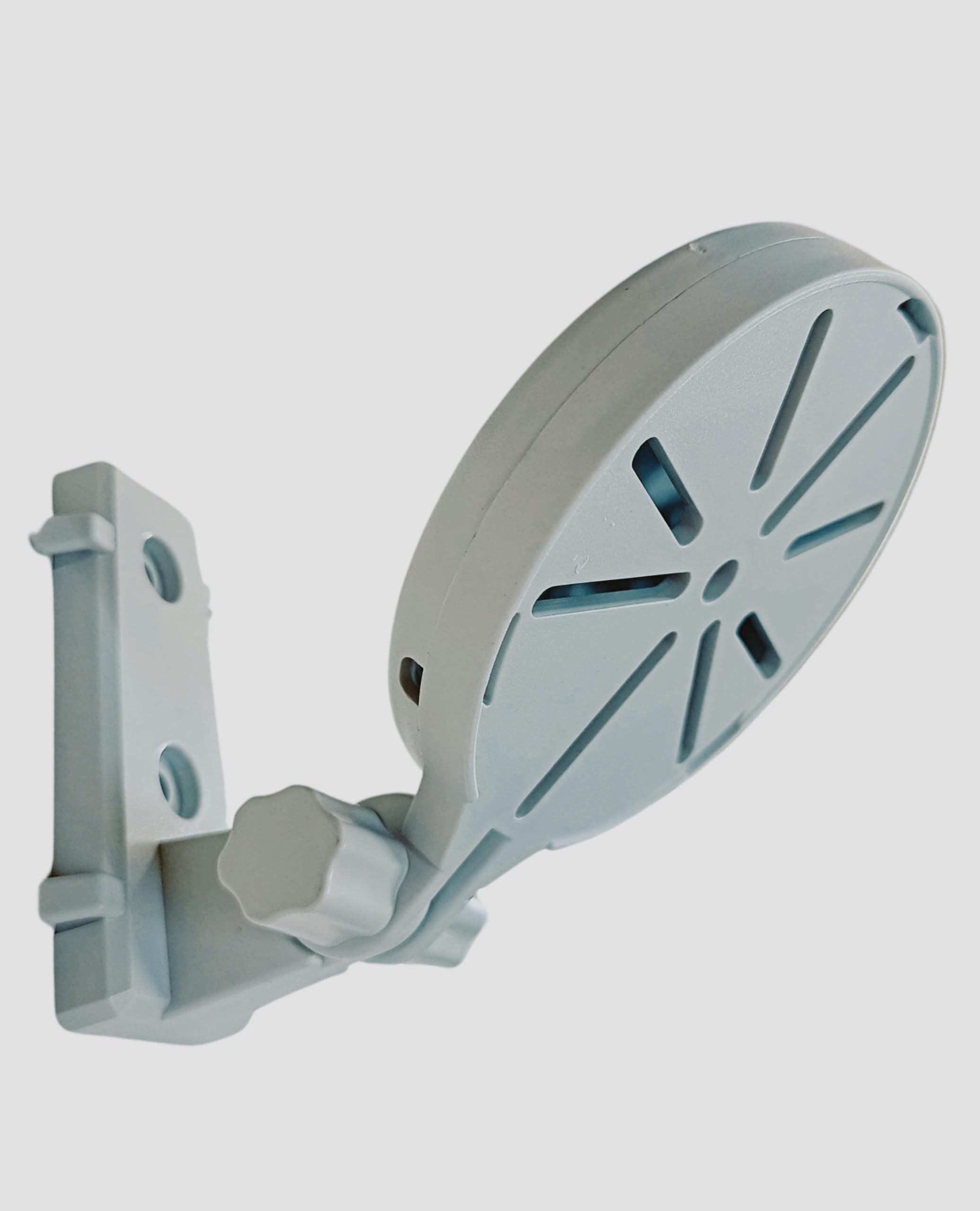 Raise PVC CCTV Camera Wall & Ceiling Mounting Bracket, Strong Adhesive Direct Sticking Drill Free, for Indoor & Outdoor Use (Pack of 1) 1