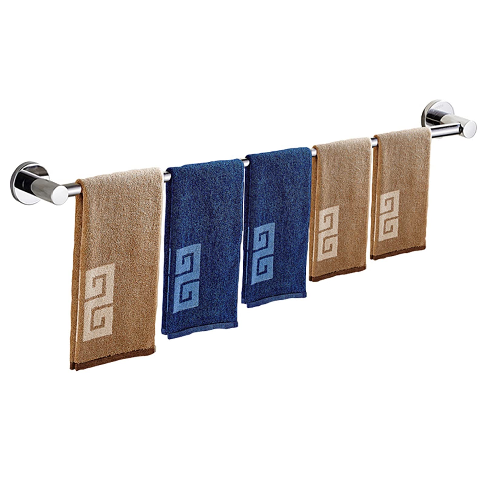 LMYSXAOZ Bathroom Lengthen Towel Rail, Wall Mounted Bar Rack, Kitchen or Shower Accessory, Silver, 40cm-120cm, Optional (Size : 100cm)