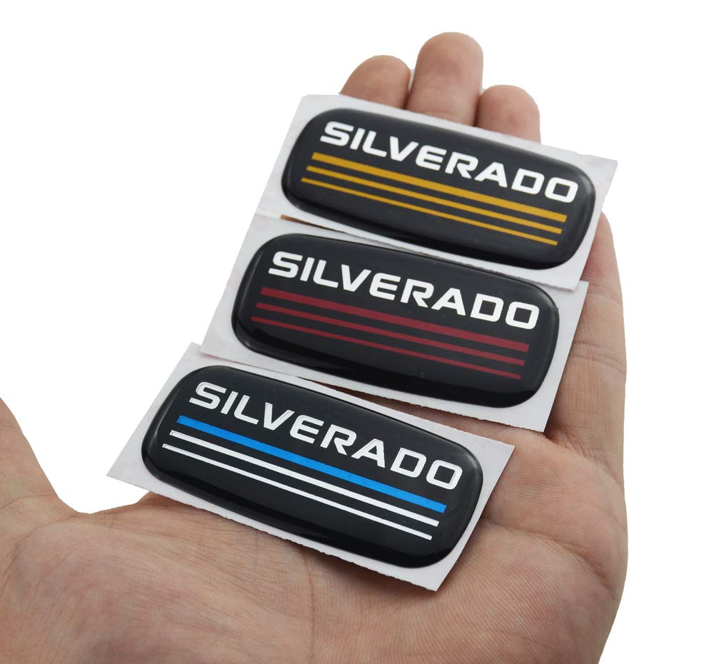 Amazon.co.jp: Silveradoエンブレム 3Dバッジ ネームプレート 