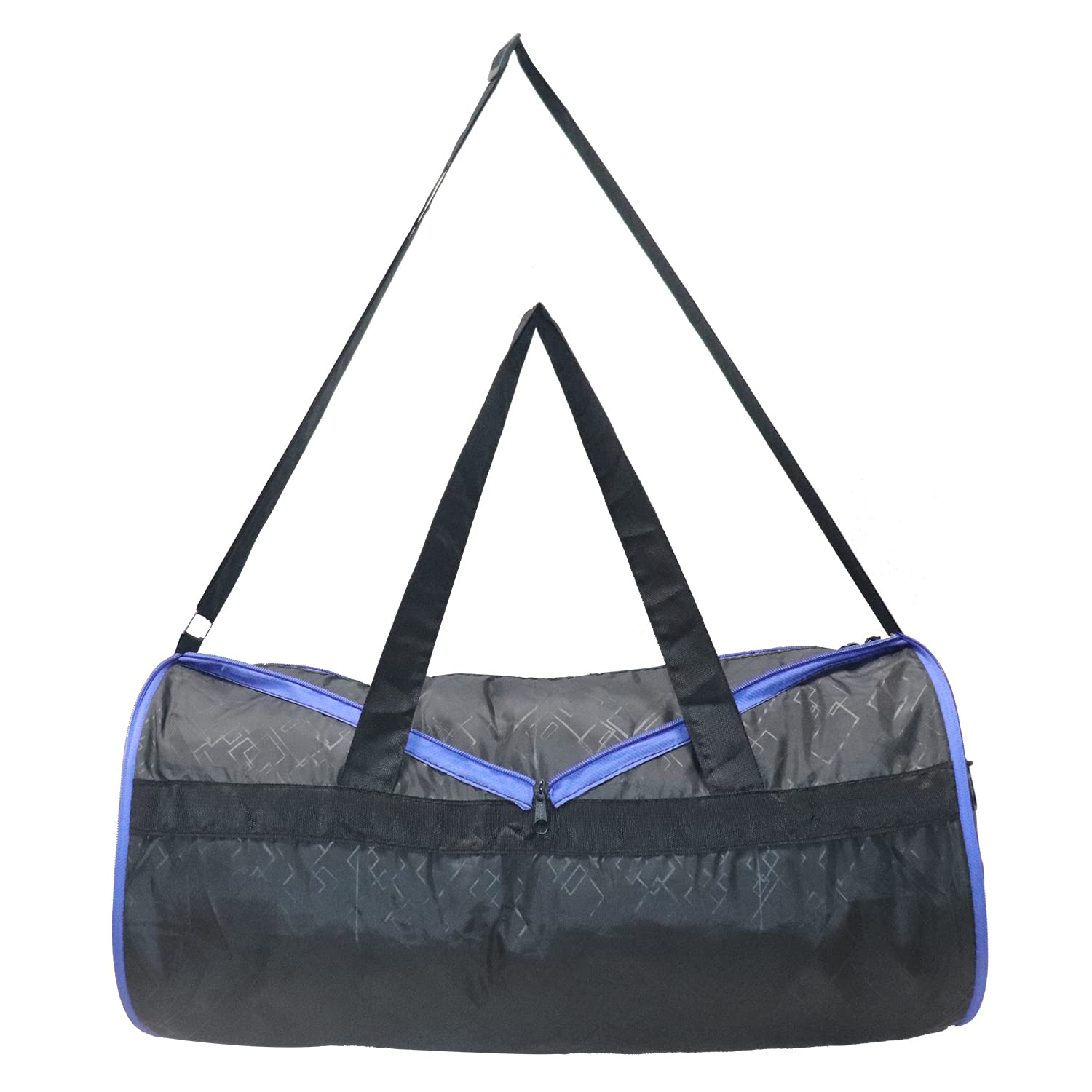 Polyester Duffle/Shoulder/Gym Bag for Men & Women (Blue)-image-12
