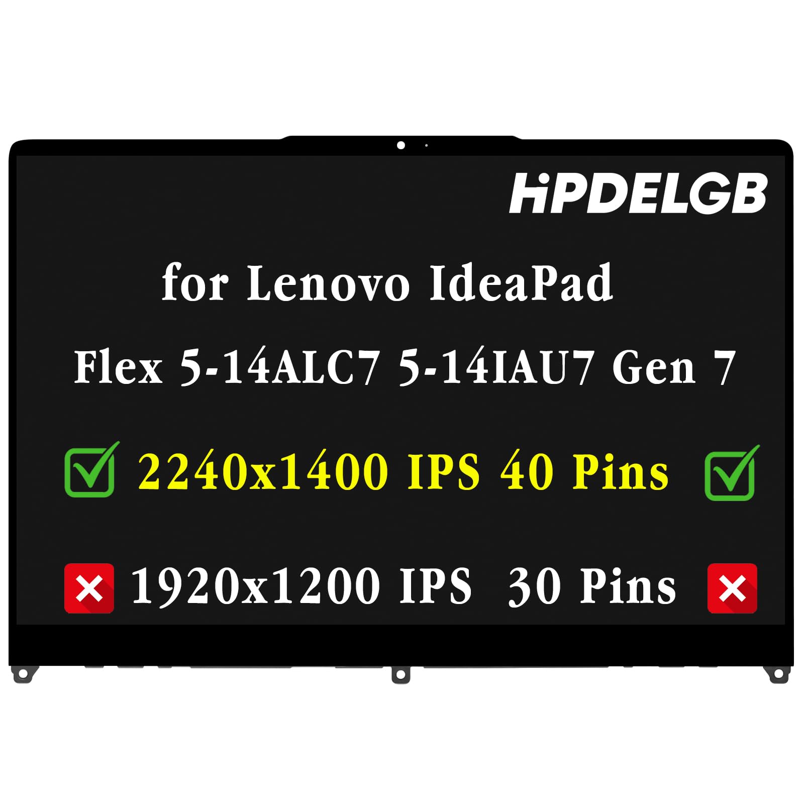 PER SOSTITUIRE LENOVO Ideapad Slim 5 16Abr8 - Tipo 82Xg 16,0" Schermo - Foto 6