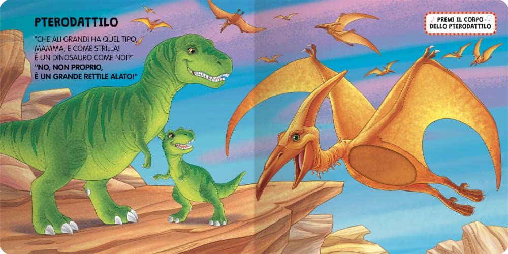 Dinosauri. Tocca senti e ascolta. Ediz. a colori