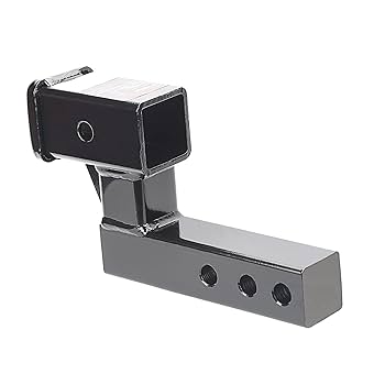 HITOWMFG 2Inch Trailer Hitch Receiver Extension with 4 inch