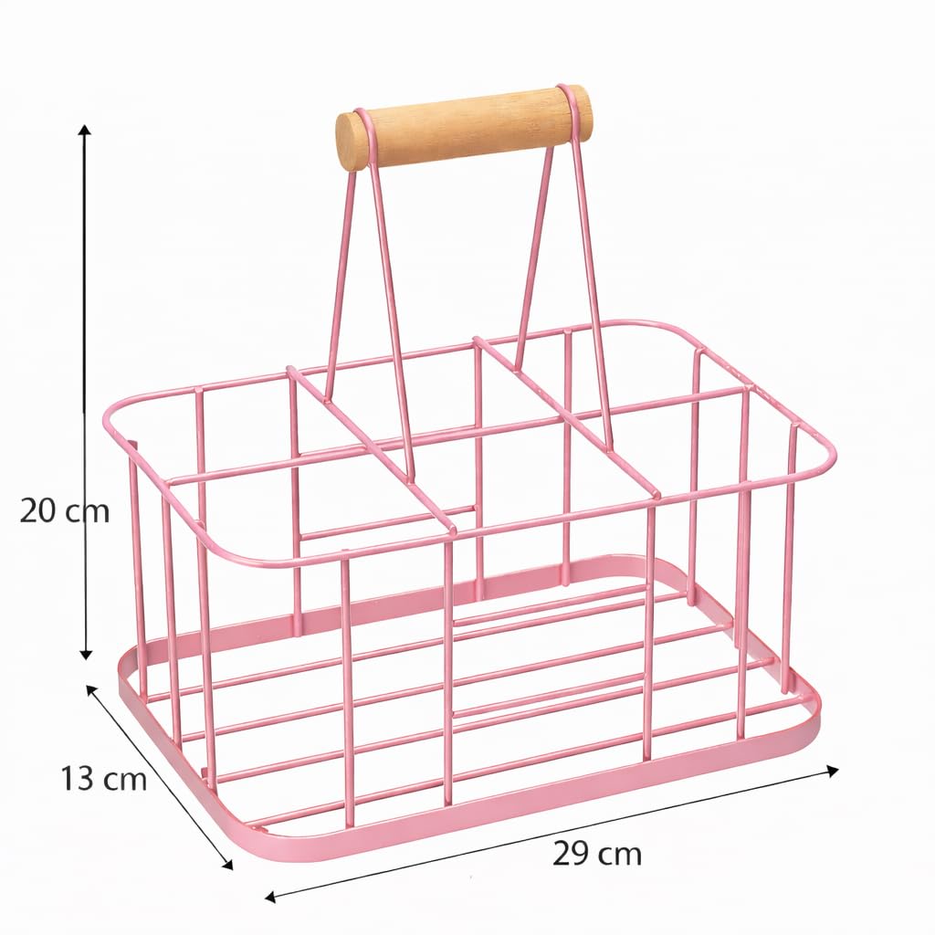 OGFC 59739 Decorative Living Nostalgia Wire Metal Milk Crate