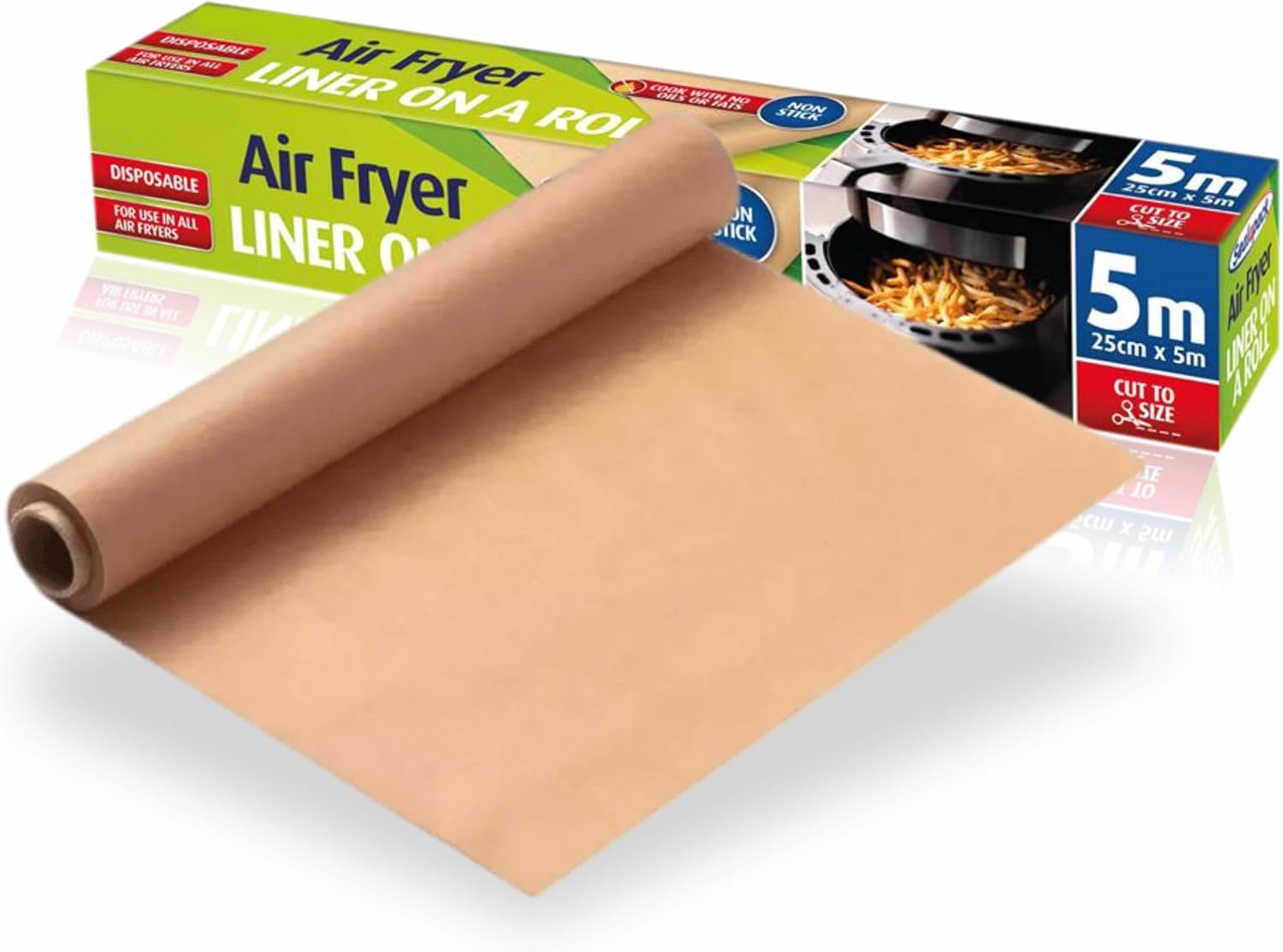 Air Fryer Liners Non Stick Disposable Air Fryer On A Roll Greaseproof