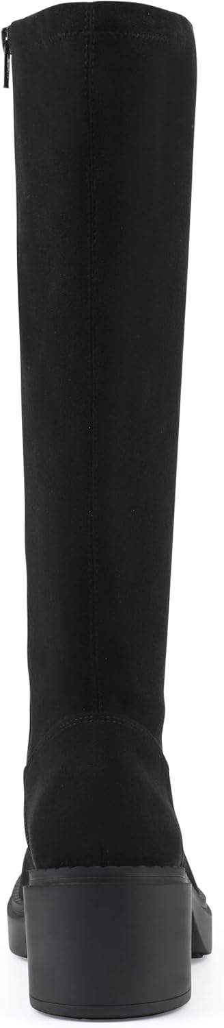 White Mountain Women's Marcella Block Heel Tall Shaft Boot