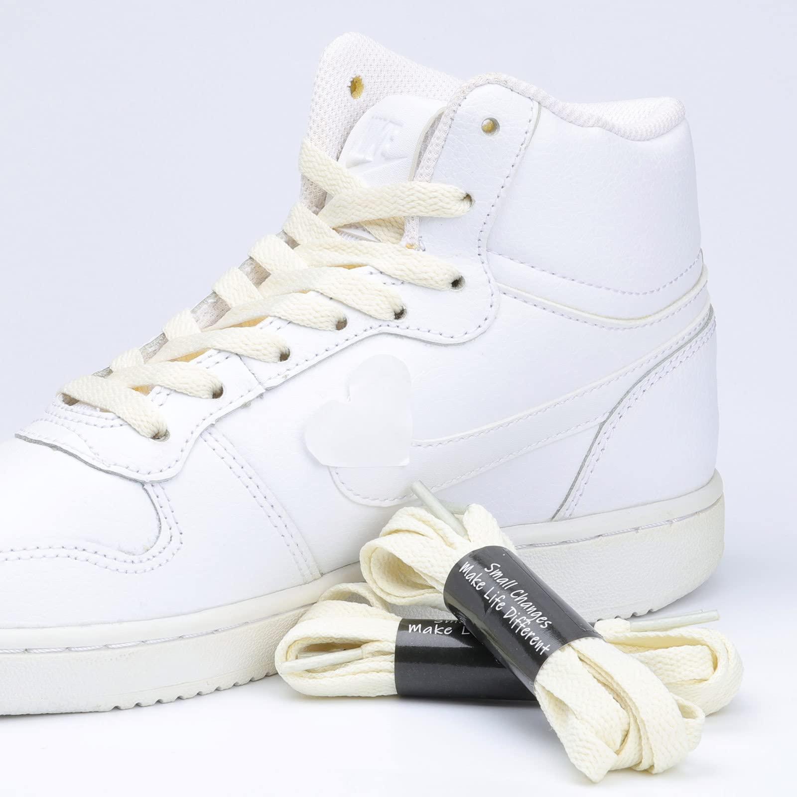 Besuche den Stepace- Stepace 2 Paar Flache Schnürsenkel, 8 mm Breite Premium Ersatz Schuhbänder für Turnschuhe, Sport, Freizeitschuhe in use