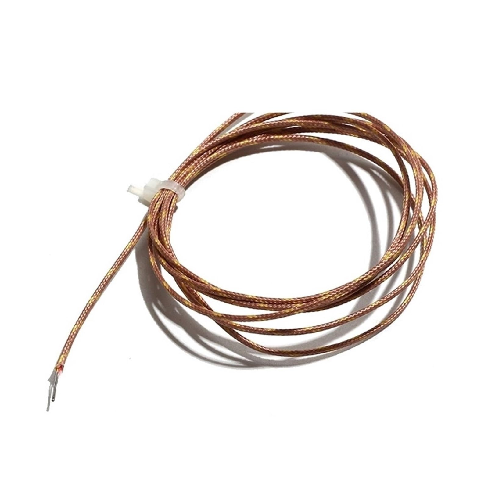 GG-K-30-SLE Sensor de termopar tipo K con enchufe y enchufe, cable de fibra de vidrio de 0,5 m a 5 m, medición de alta temperatura (clase de fibra de 1,5 m)