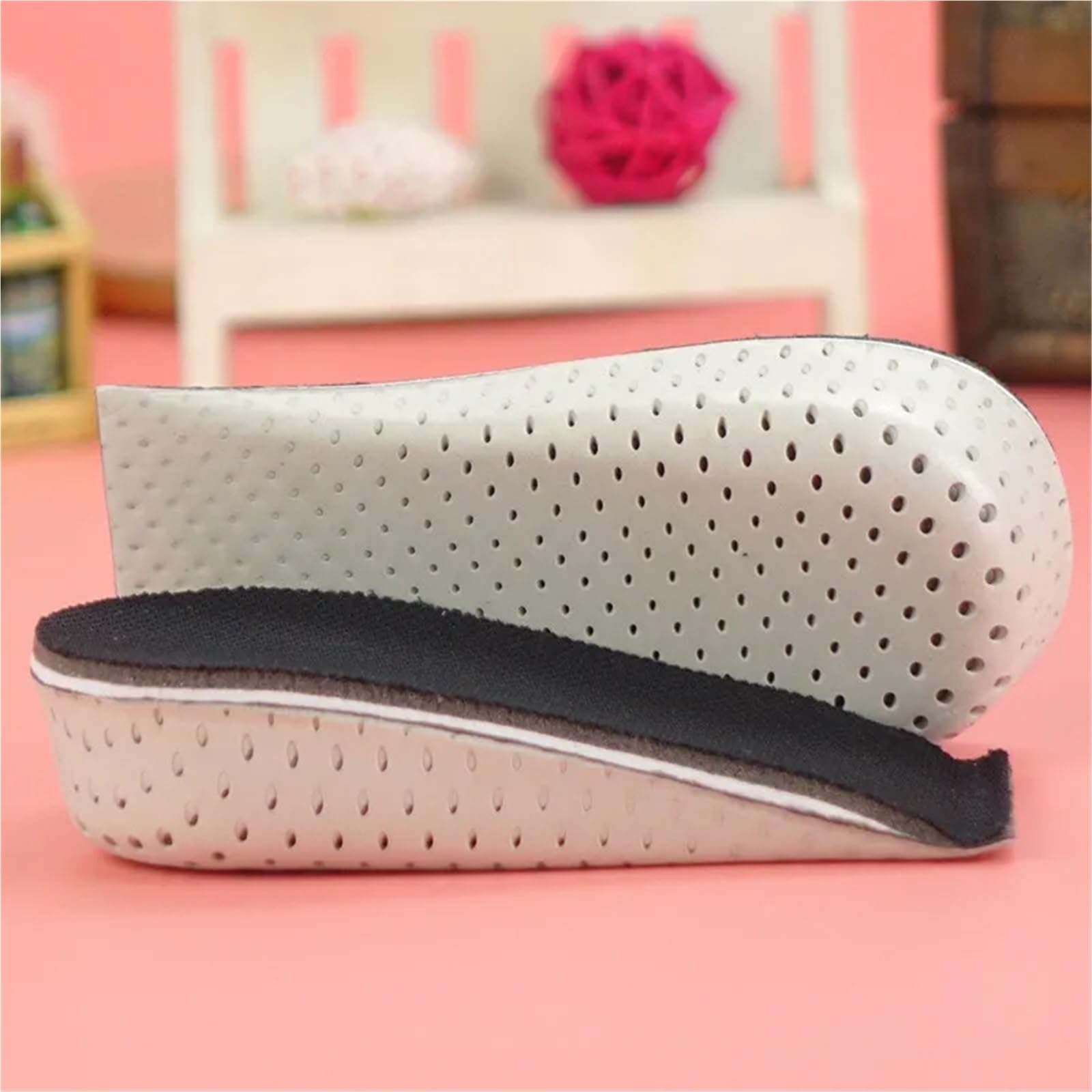 Plantillas Altura Hombre Plantillas ajustables unisex, 1 par, de 2 a 4 cm, for aumentar la altura, con espuma viscoelástica, for zapatos más altos(Height 3.0cm)