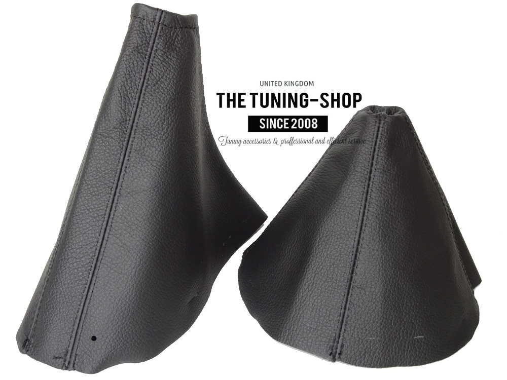 The Tuning-Shop Ltd for Mazda Mx-5 Mk3 NC 2005-09 Shift E Brake Boot Black Italian Leather