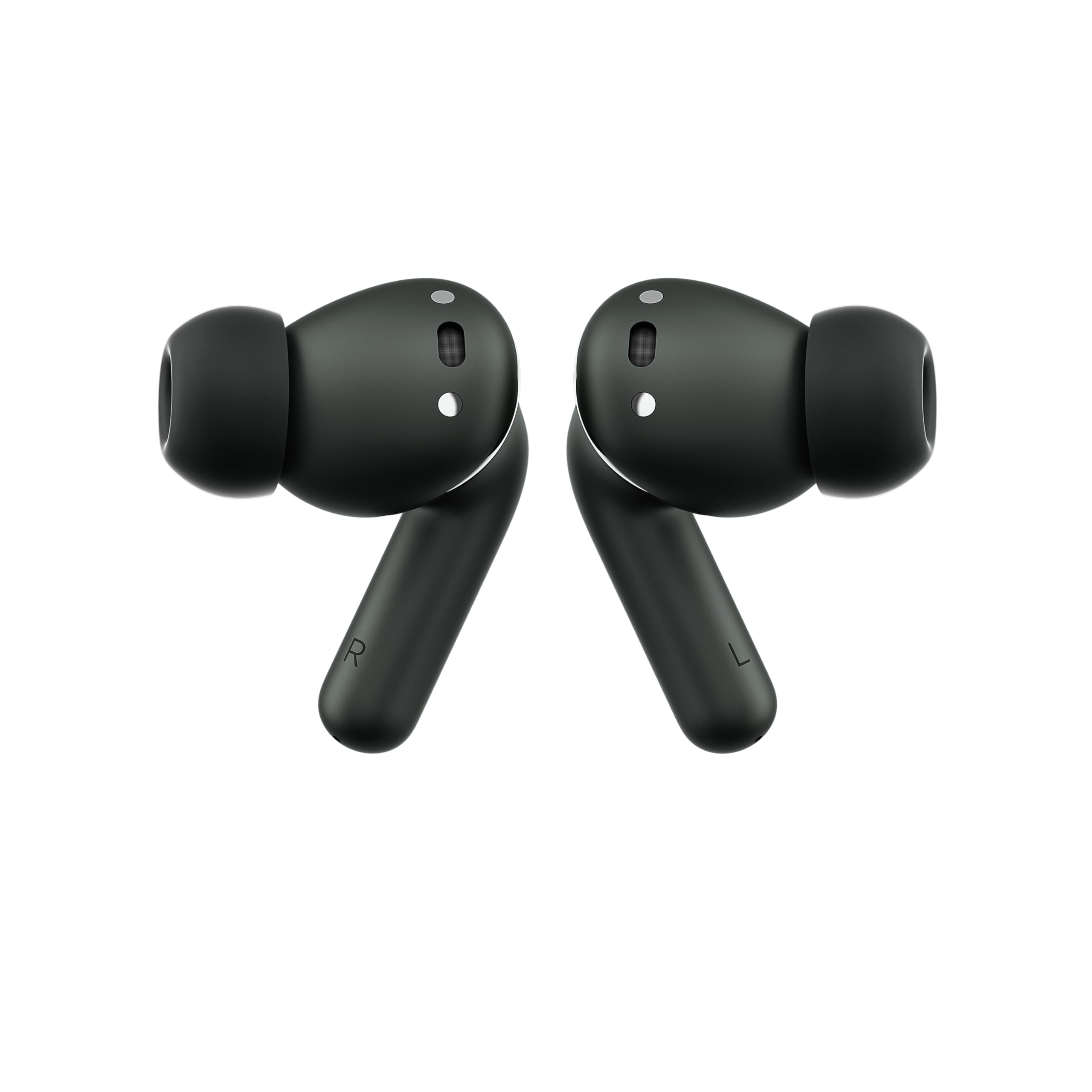 Motorola Mobility Moto Buds+ Sound by Bose (Bluetooth 5.3 Earbuds, Dolby Head Tracking + Dolby Atmos, aktive Geräuschunterdrückung, kabelloses Laden, bis zu 38 Stunden Akku),Forest Grey