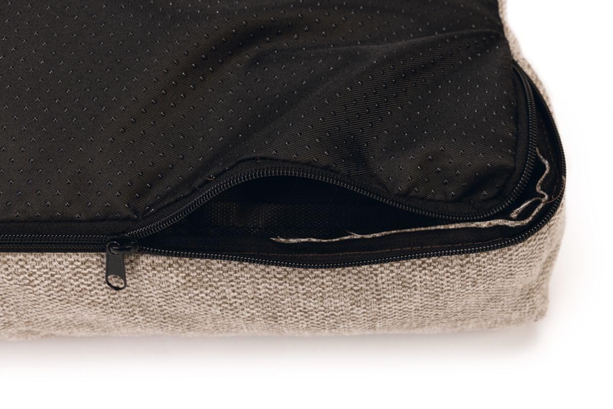 Beeztees Zia - Orthopädisches Hundebett - Beige 100x80x23 cm