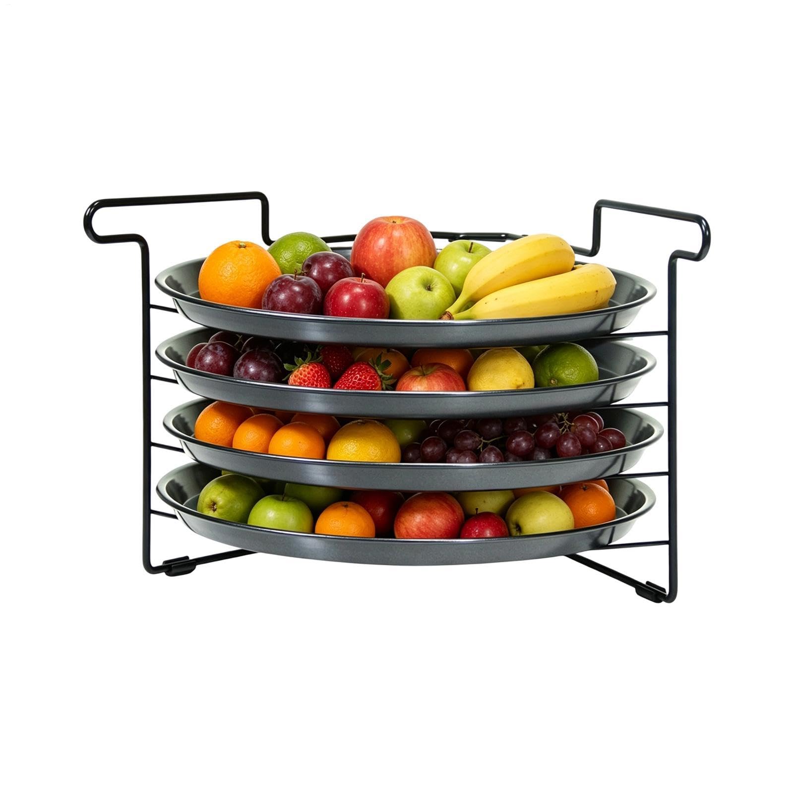 Pizza-Backblech-Set Klappbarer, Stabiler Schwerlast-Halter | Ofen-Back-Pizza-Rack für Zuhause, Küche, Restaurant, Party, Brot und Gebäck, Profis, Bäcker und Anfänger