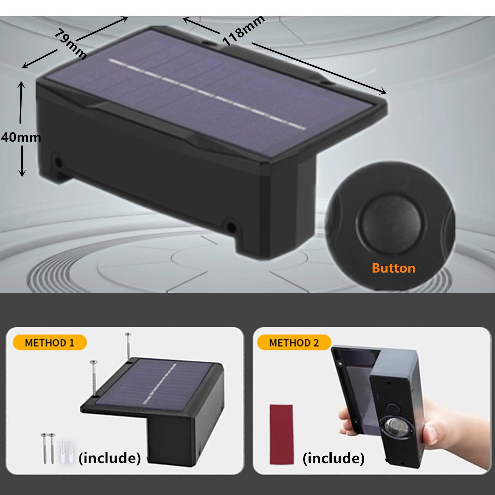 Solar Wandleuchte Aussen,10 Stück RGB Solarlampen für Außen Garten Dekoration,IP65 Wasserdicht 12 Leuchtmodi Solarleuchten Zaunbeleuchtung,Wandleuchte für Garten,Treppenleuchten,Terrasse,Pool