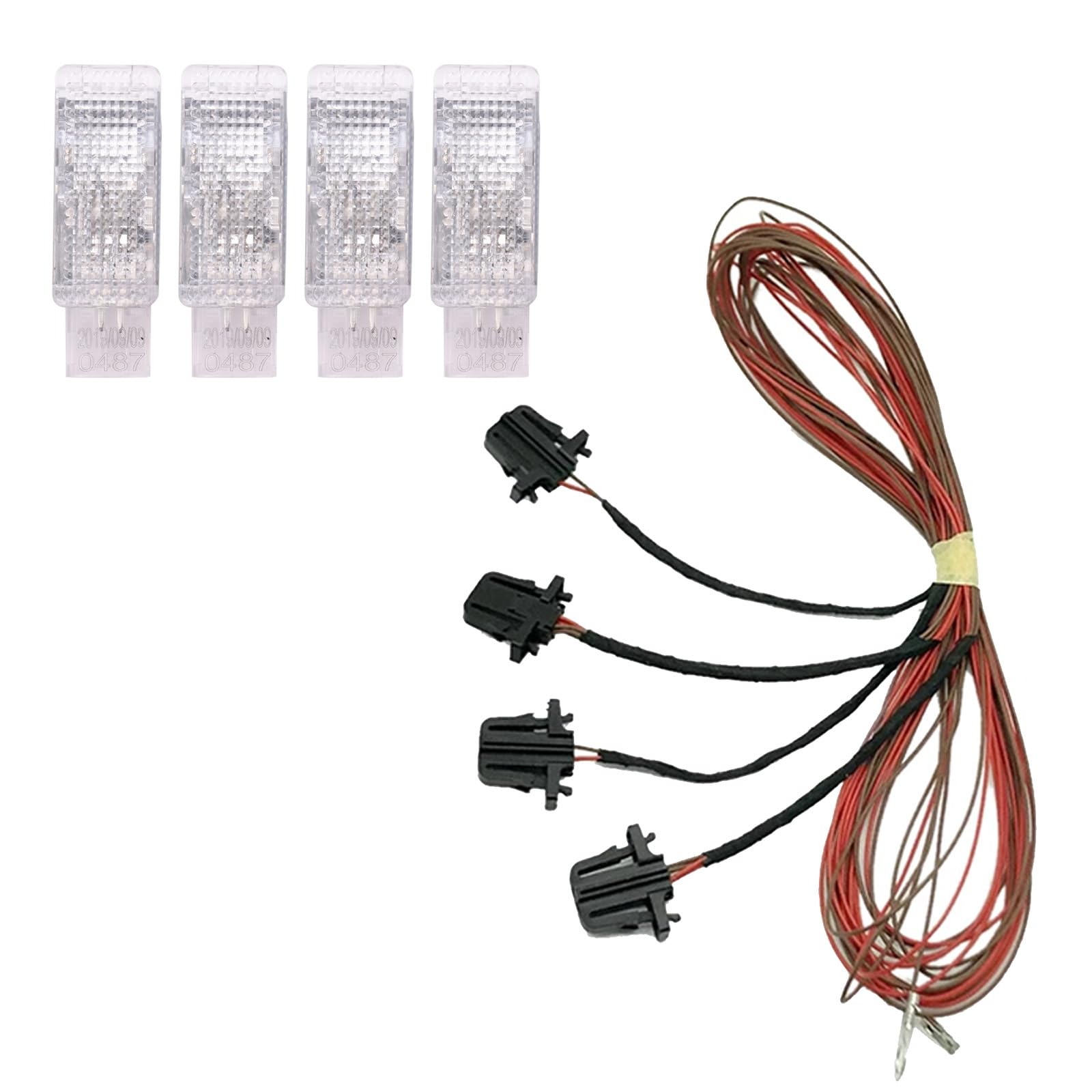 Cablaggio alogeno per luce auto a risposta rapida per B6 B7 MK6 MK7 MK5 Veicolo 7L0947415 1KD947415 5ND947415 3TD947415 Luci vano piedi guida notturna