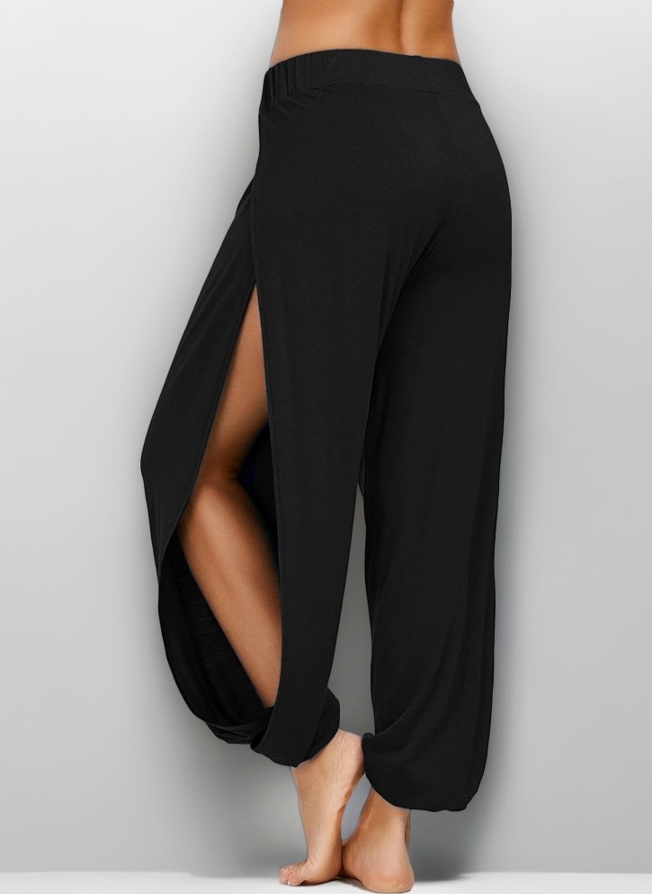 AvaCostume High Slit Harem Pants Women Hippie Harem Pants Trousers