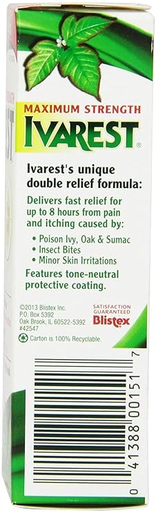 Ivarest 8 Hour Maximum Strength Anti - Itch Cream - 2 Oz/Pack, 2 Pack