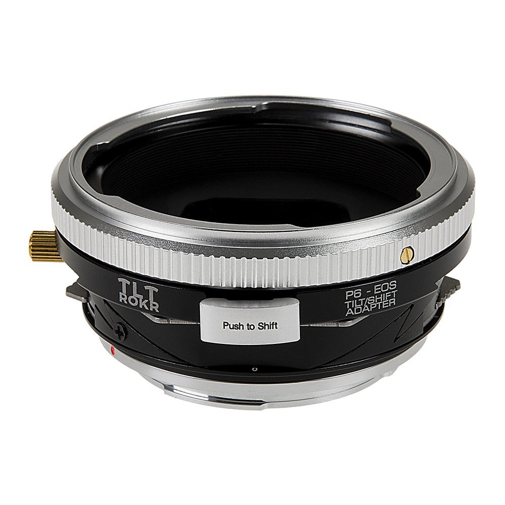 Fotodiox Pro TLT ROKR Tilt/Shift Lens Mount Adapter Compatible with Pentacon 6 (Kiev 60) Lenses on Canon EOS EF and EF-S Cameras