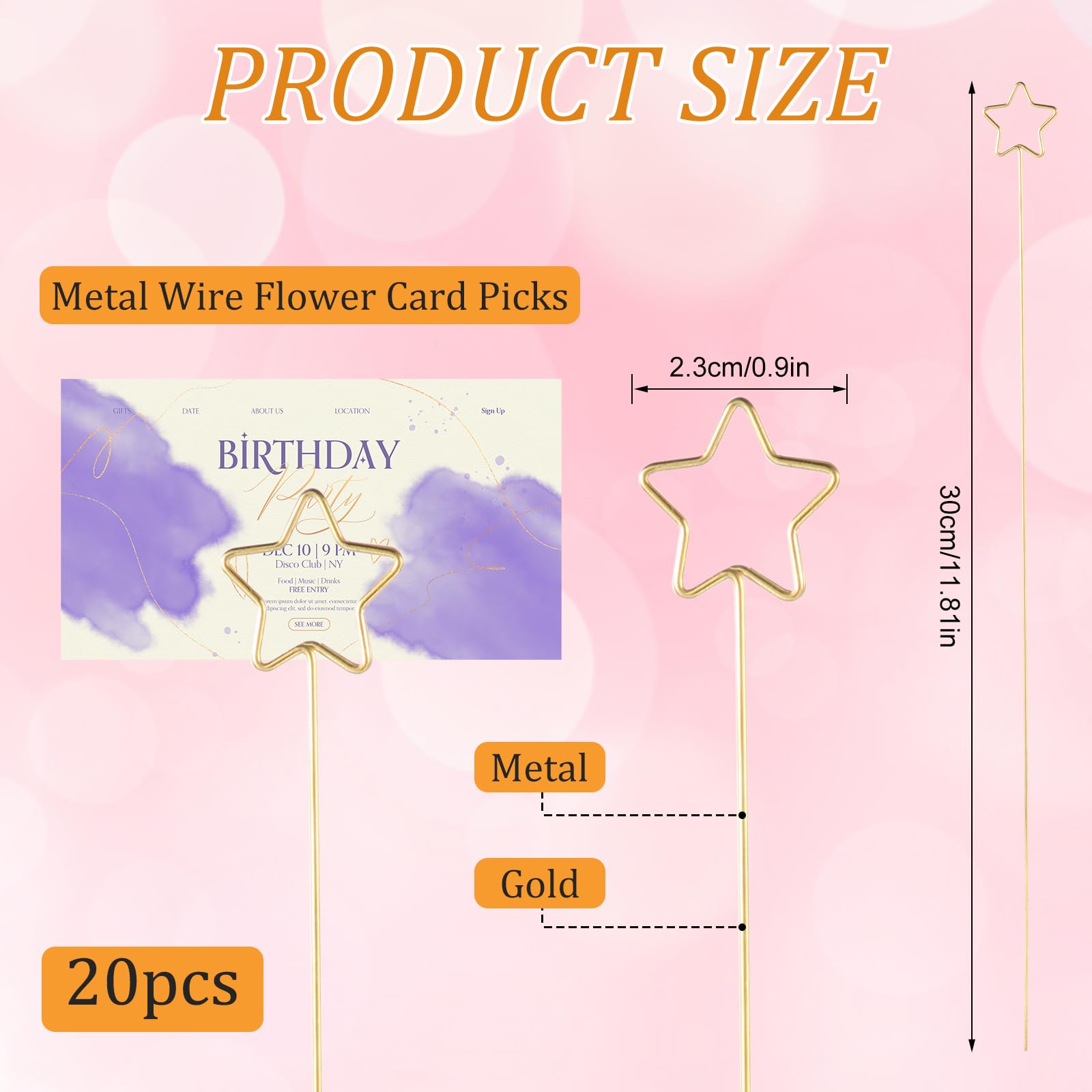 20pcs Table Number Holders - Image 2