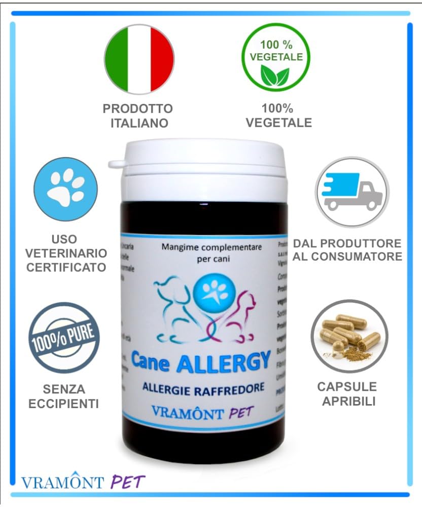 Cane Allergy Allergie e Raffreddamento 50 Capsule