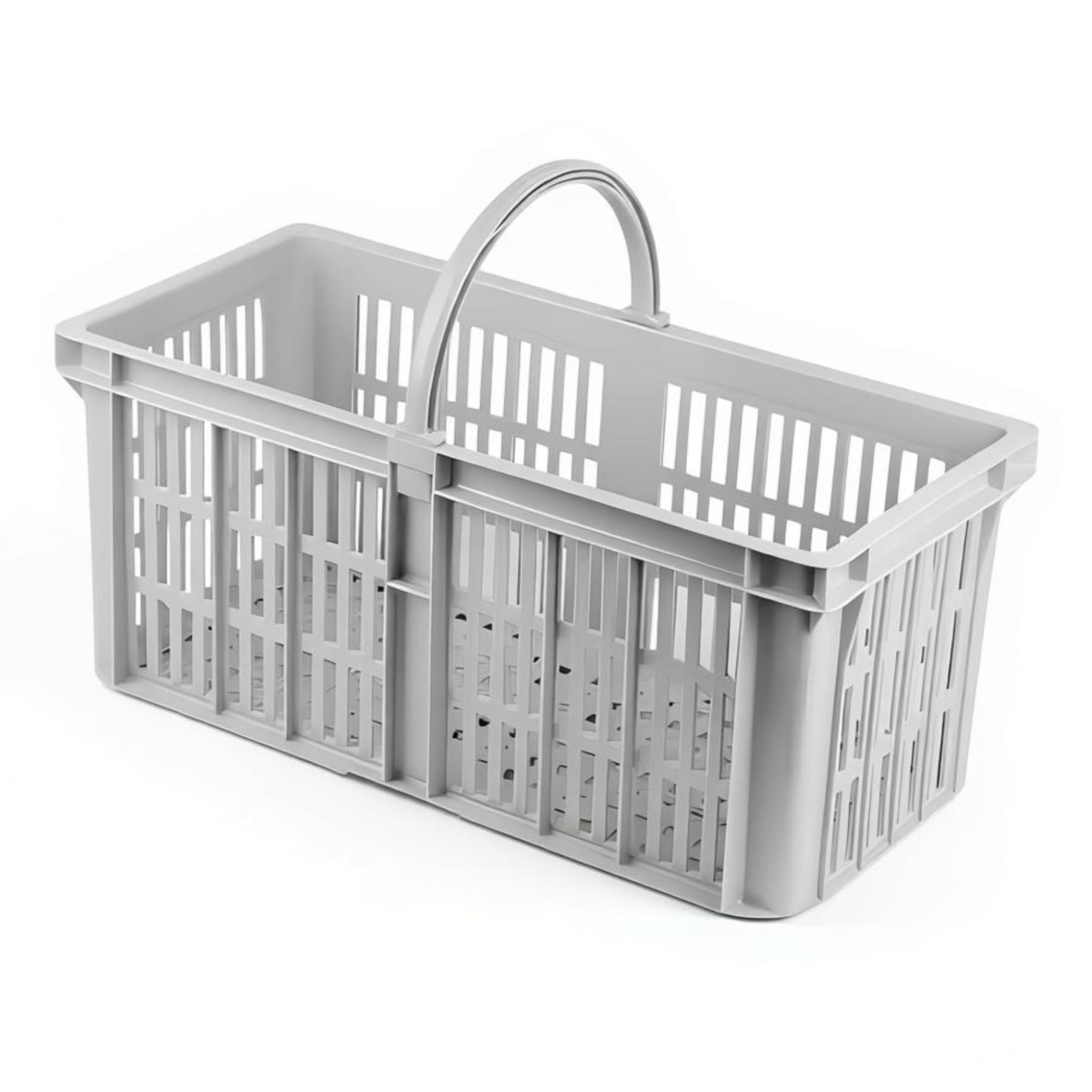 – Chabrias Ltd Multi-Purpose Glass Collection Kitchen Organiser Cleaning Caddy Basket with handle (Single)