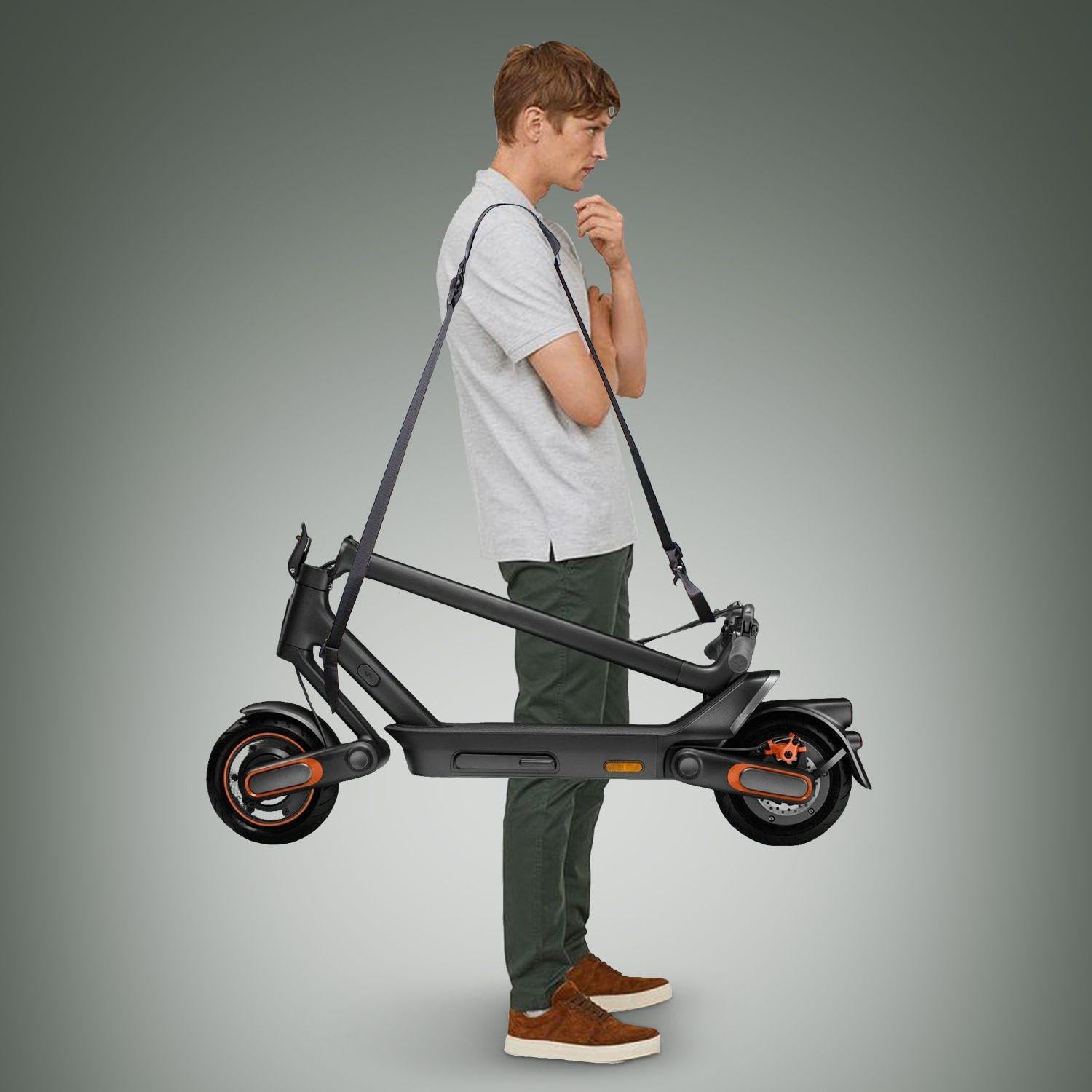 Scolare D'Épaule À Scooter 1 Pièce, Taille Réglable, Sangle Arrière Multifonctionnelle Créative, Commodité Extérieure, Sangle De Support De Scooter.