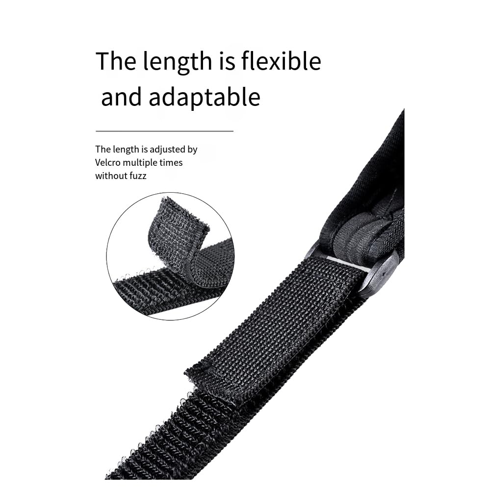 5 pièces de ceinture porte-canne à pêche 59 cm–130 cm Housses de canne à pêche Ceinture Protection de canne à pêche Couverture réglable pour tube de canne à pêche Installation facile