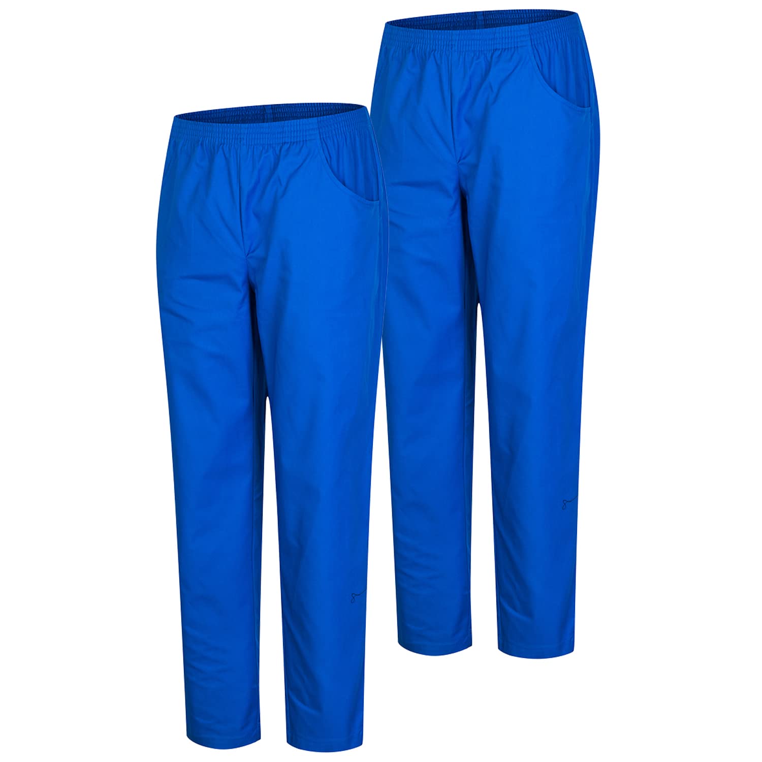 MISEMIYA - Confezione 2 Pz - Pantaloni Sanitari Unisex - Divise MEDICHE Divise SANITARIE Pantaloni da Lavoro - RIF. 8312 * 2 pz - 3XL, Blu Reale 21