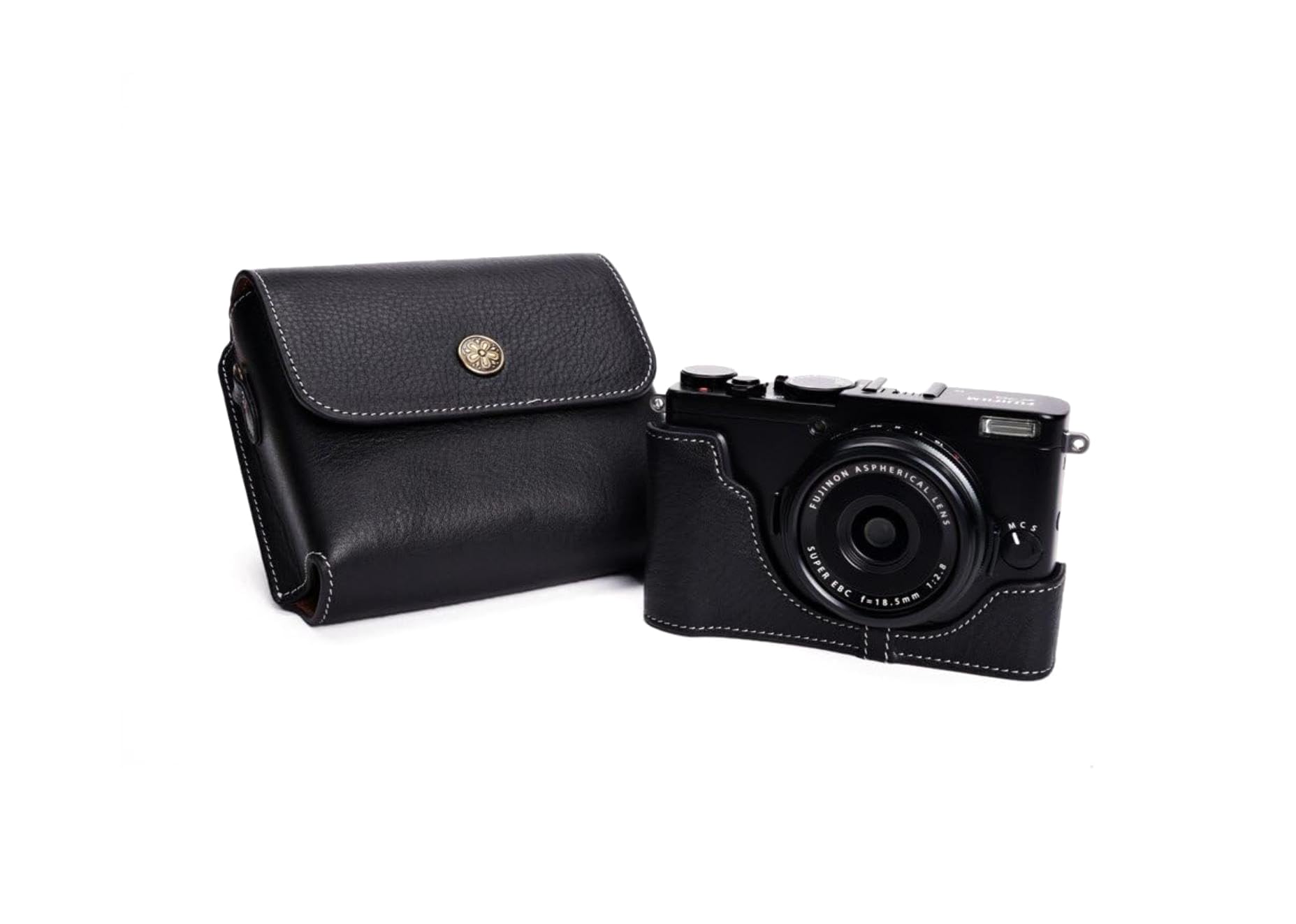 Amazon.com : Handmade Genuine Real Leather Full Camera Pouch Case