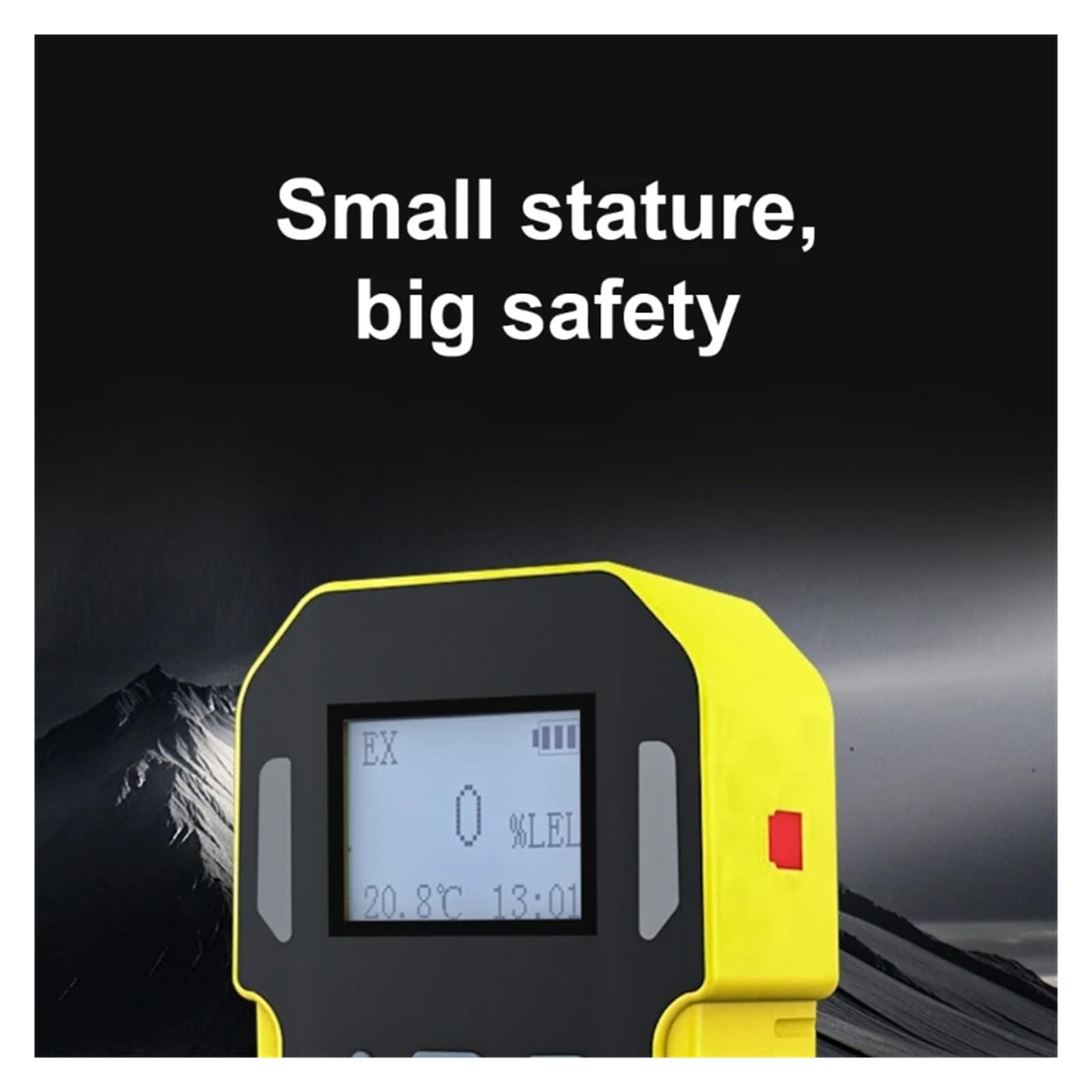 Detectores de Gas portátiles H2S/O3/CO/CO2/H2S/O2/NO2 con Alarma luz y Sonido Rango 0-100PPM for el Trabajo hogar Alta sensibilidad para Laboratorio(CO)